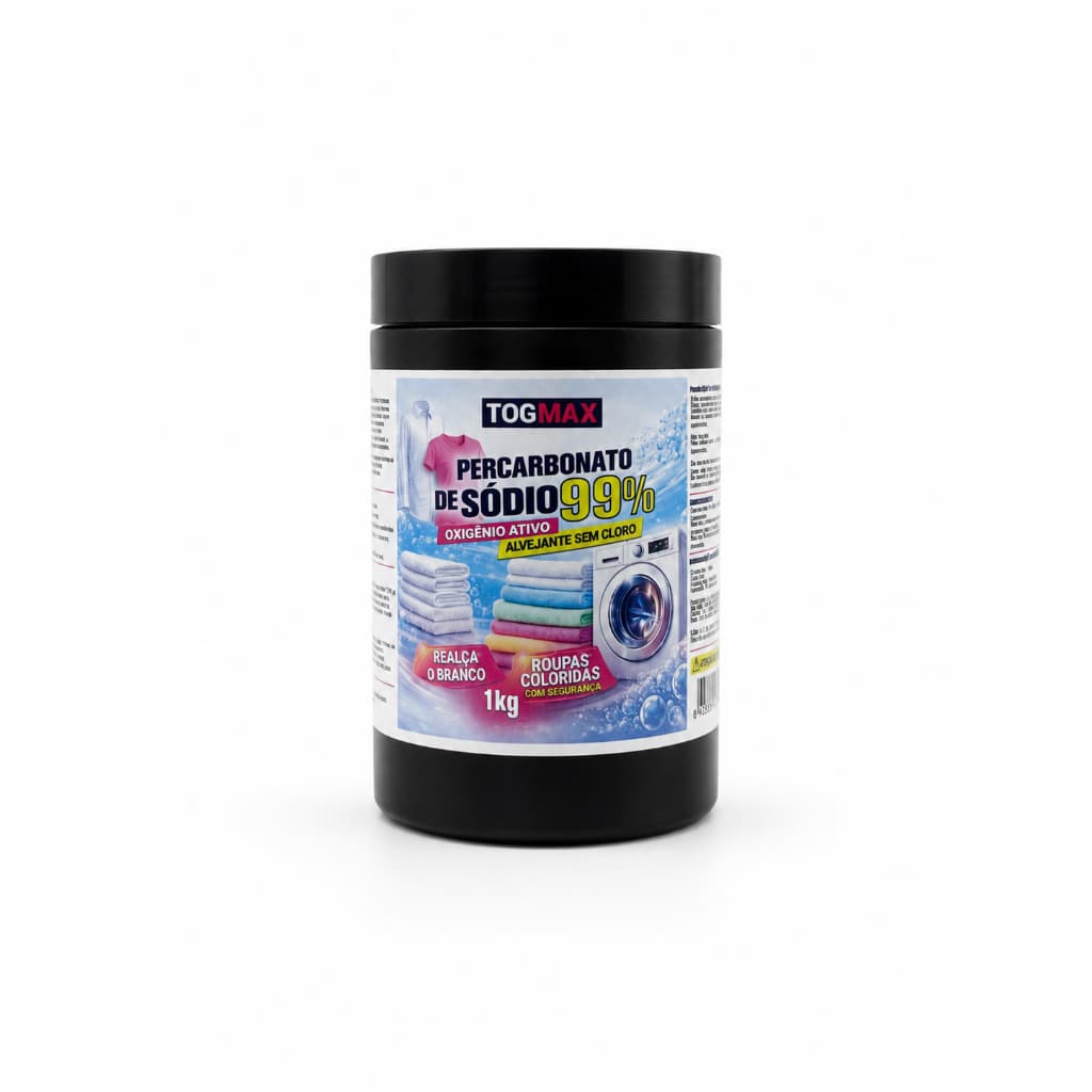 Alvejante Em Pó Premium 1Kg Remove Manchas Difíceis Roupas Togmax