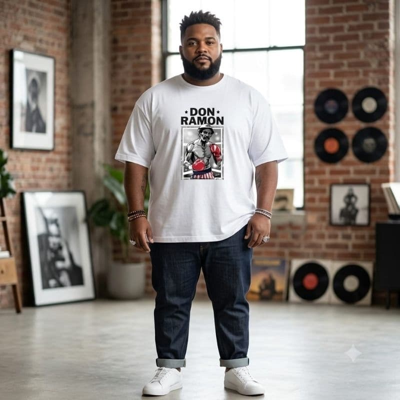 Camiseta Oversized Don Ramón "The Champ" – Black Edition