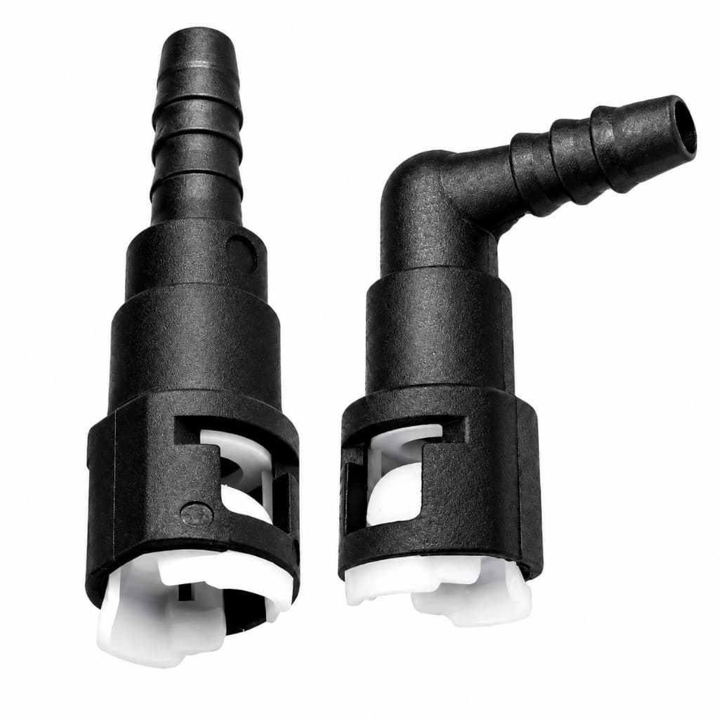 Kit 2 Conector 5/16 8mm para Mangueiras de Combustível Injeção Eletrônica