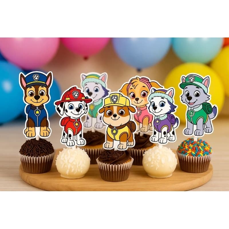 ENVIO 24H Topo de docinhos A CASA MÁGICA DA GABBY Topper doce personalizado palitinho personagem