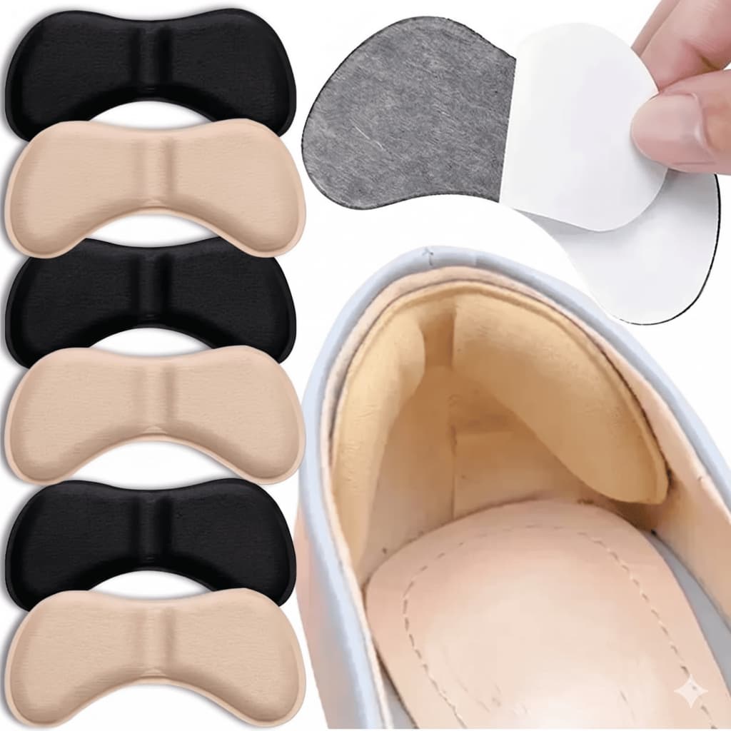 kit Protetor de Calcanhar com Adesivo Resistente para Sapatos