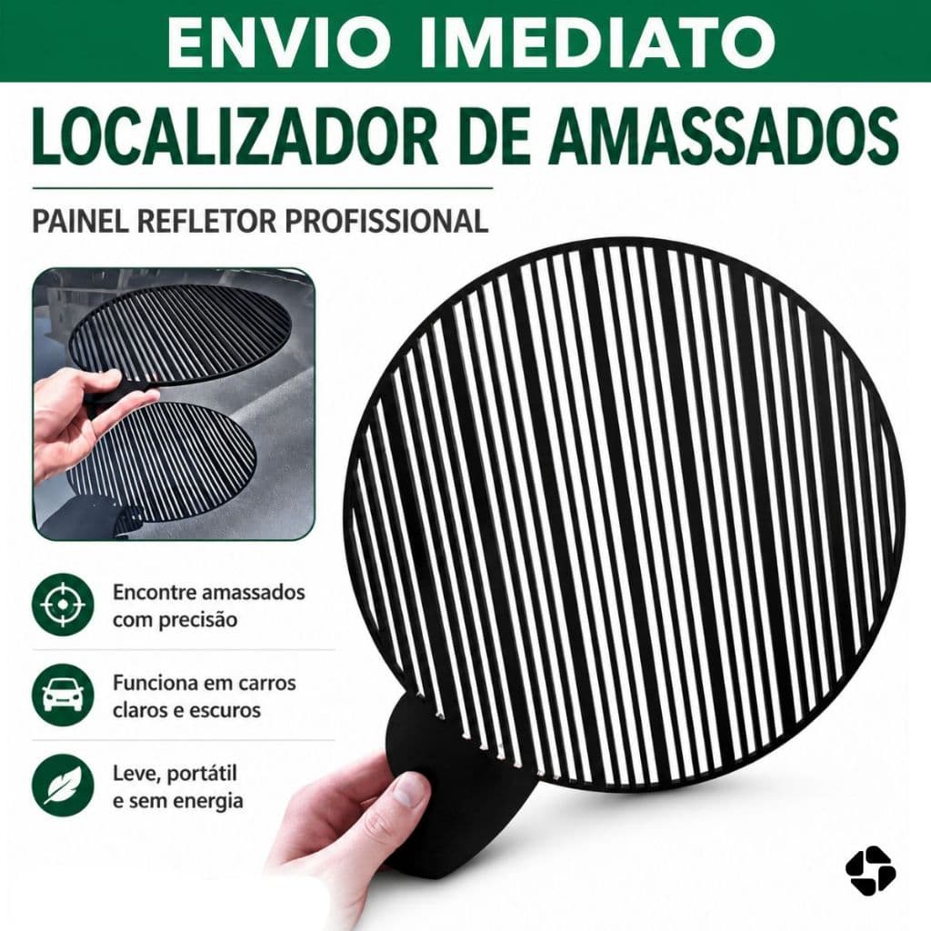 Localizador de Amassados Painel Refletor Martelinho de Ouro Automotivo
