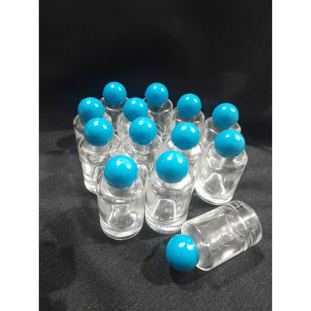 kit 10/30/50 unid Vidro Frasco 10ml com tampa Bola, porta óleo unção.água Benta, perfume
