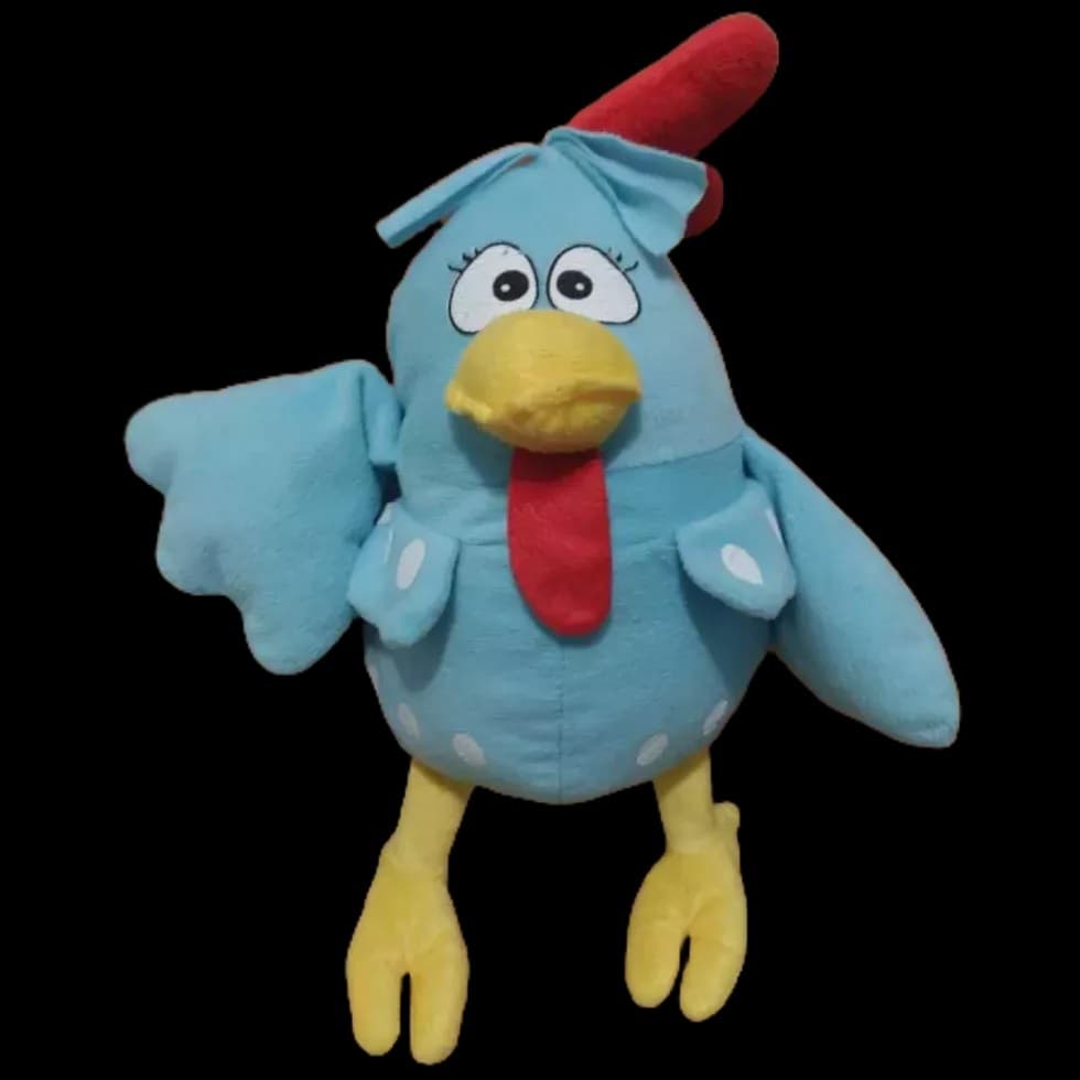 Galinha Pintadinha USADA 35 cm Pelúcia USADA Poucas Marcas de Uso