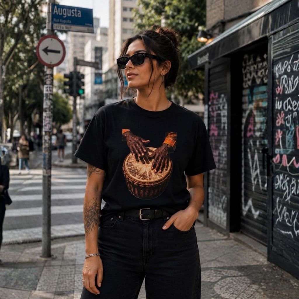 Camiseta OGÃ Religiosa Estampa Exclusiva  Unissex