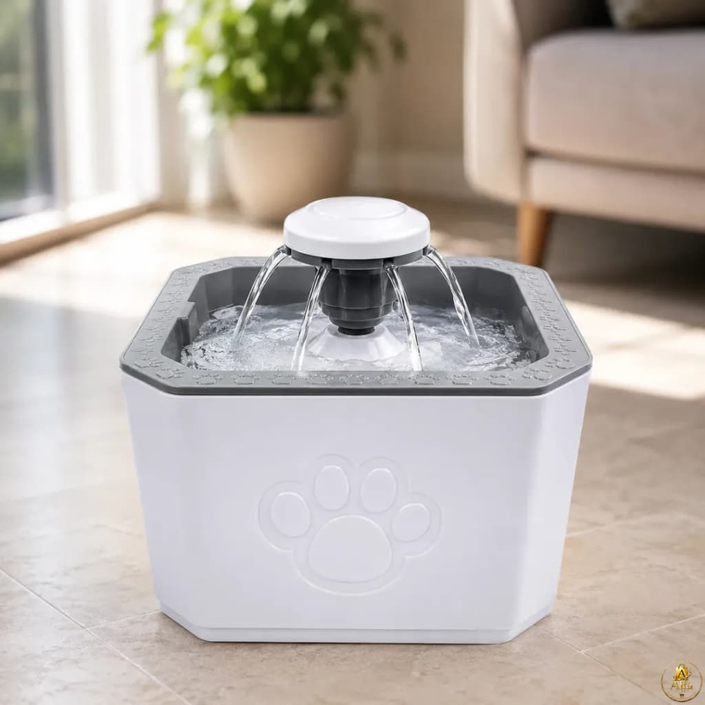 Fonte Bebedouro Automático Pet 2,5L Cães Gatos USB Silenciosa 3 Modos Filtro Água BPA Free