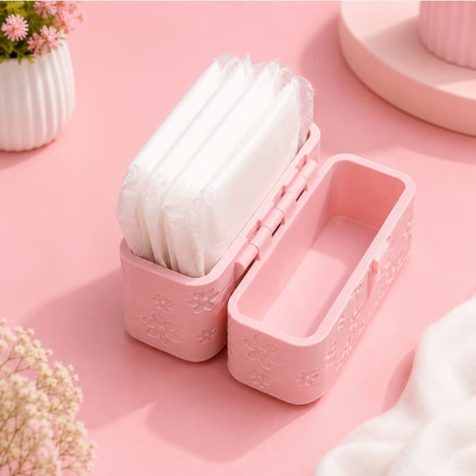 Estojo Feminino para Absorventes Compacto e Discreto