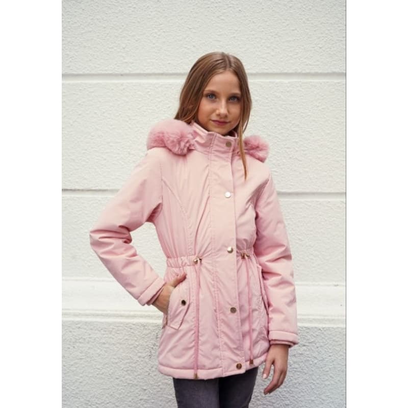 Jaqueta Parka feminina infantil impermeável juvenil