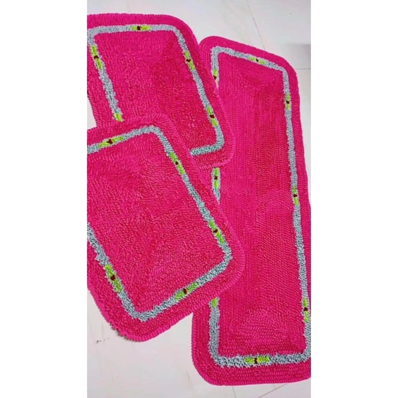 jogo de cozinha rosa quarto, sala decorativo tapete de frufru com antiderrapante