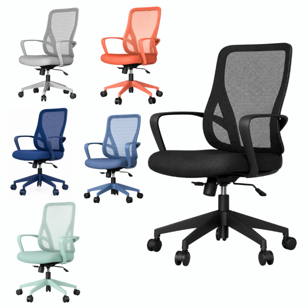 Cadeira Ergonomica Escritorio Home Office Tela Mesh Encosto Anatomico Pistao Gas 120kg Escolha Cor