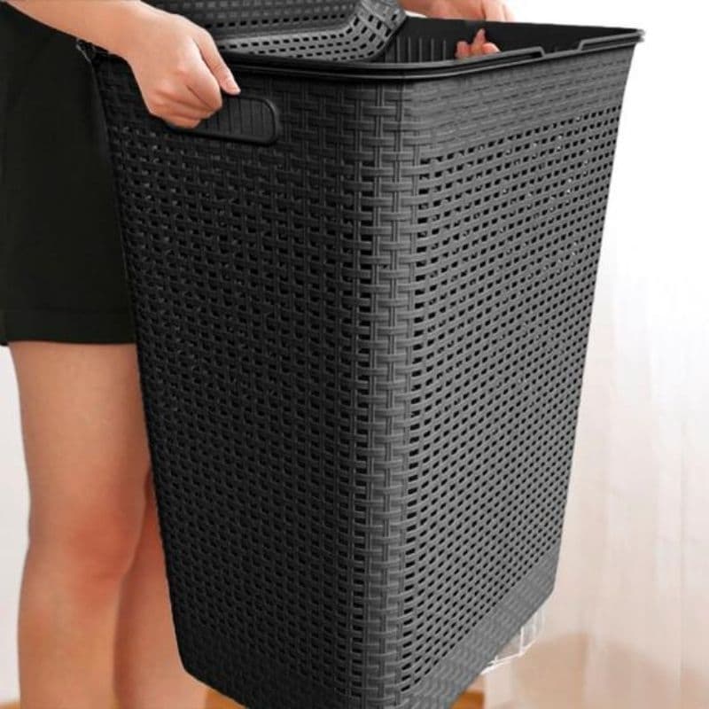 CESTO DE ROUPA RATTAN 60 LITROS
