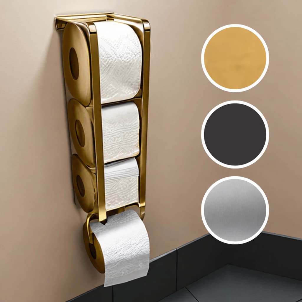 Suporte de Parede para Papel Higiênico - Design Moderno Prático e Elegante