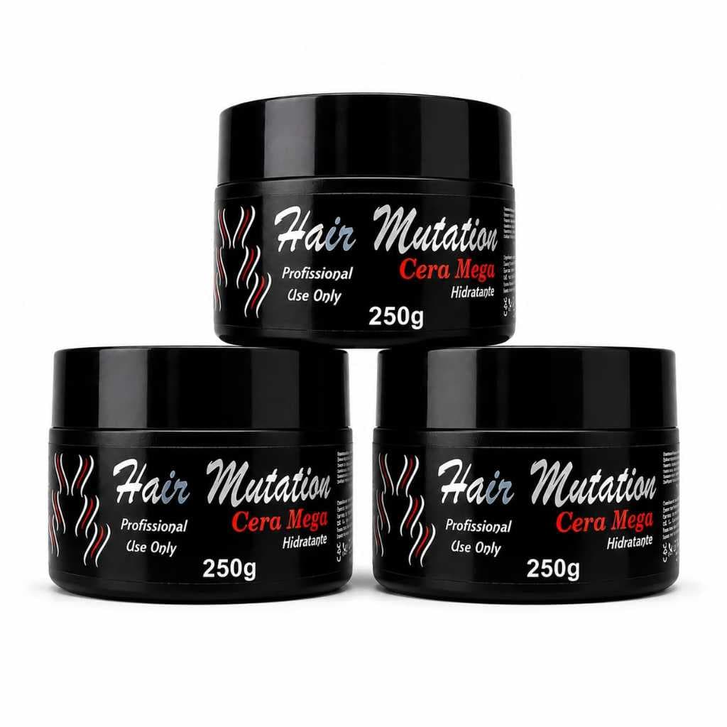 Kit 3 Gel Mega Cera Hair Mutation - 3x250g