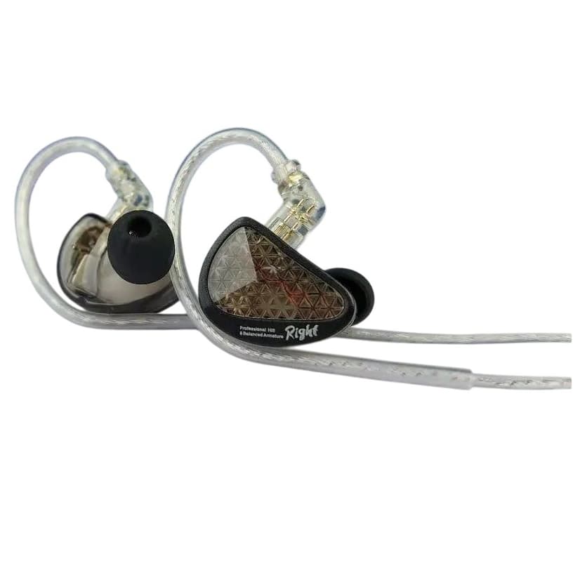 Fone de Ouvido In Ear KZ AS16 PRO Preto