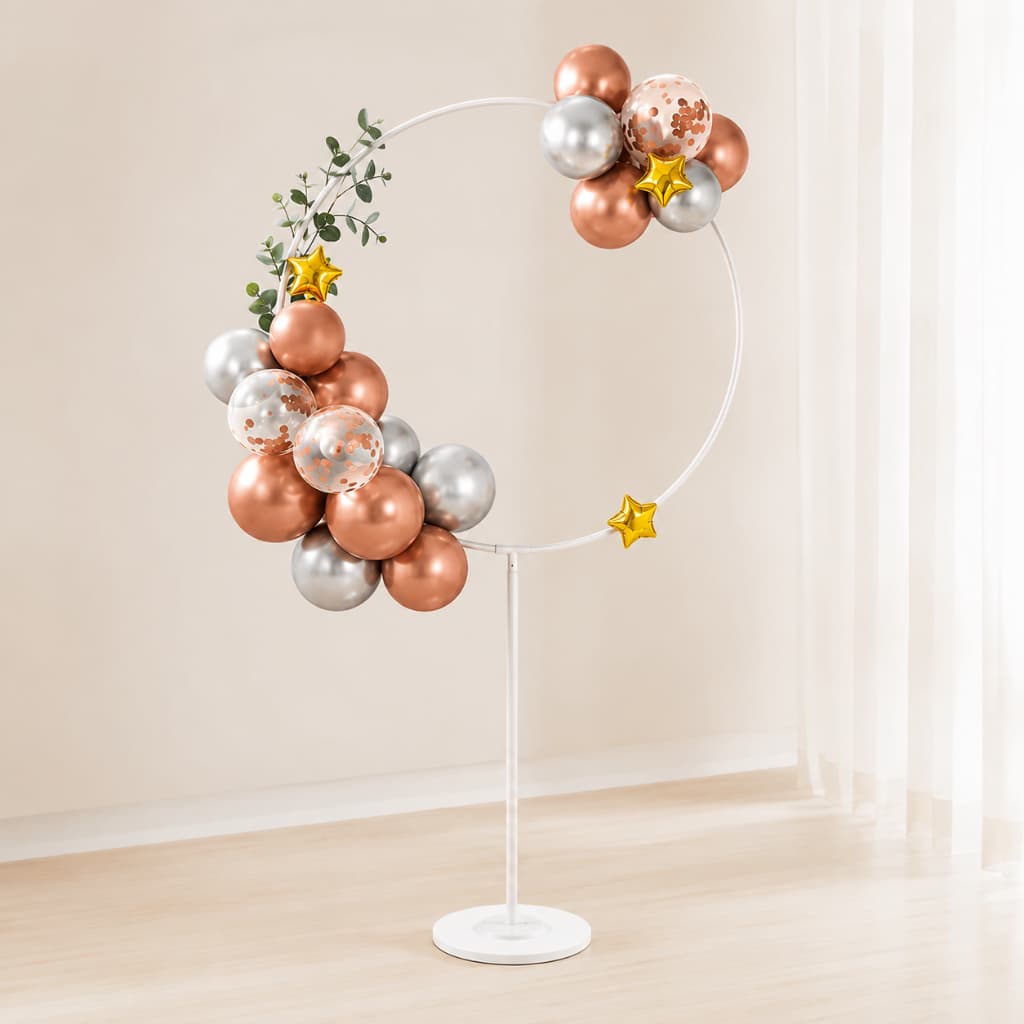 Suporte De Balão Redondo Chão Base 163cm suporte para balão