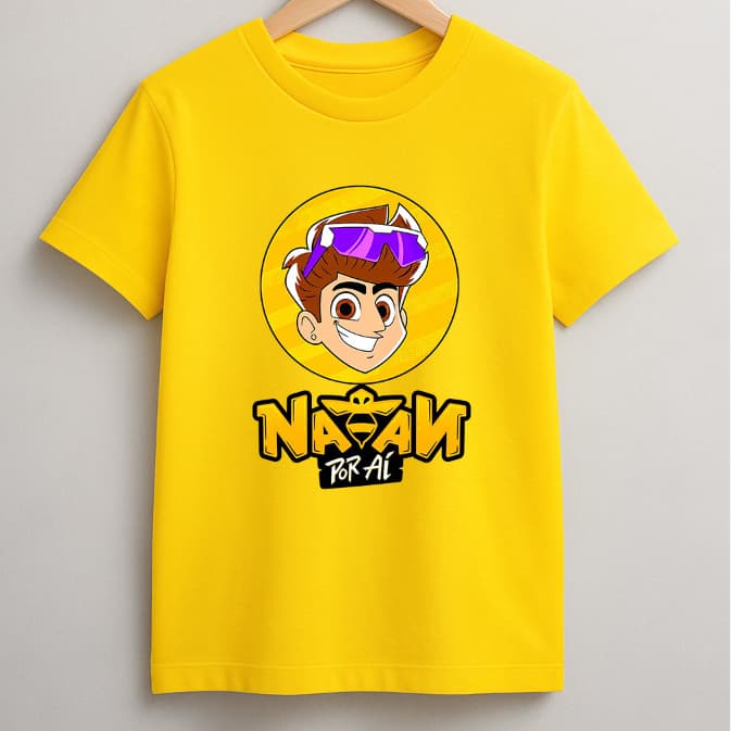 Camiseta Infantil Natan Por Aí Skate Unissex YouTuber