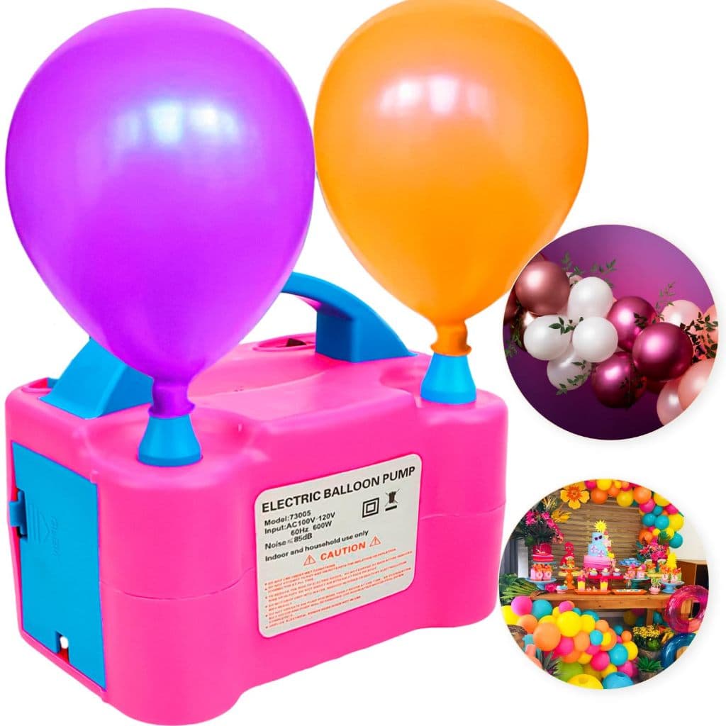 Inflador Elétrico de Balões Bexigas 110v/220v Festa Ornamentação Bomba de Encher Bola de Festas