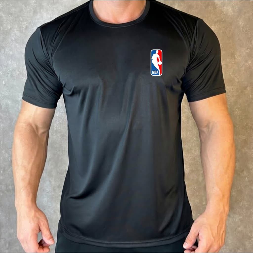 Camisa Camiseta Dry-Fit Masculina N.B.A Academia Crossfit Corrida Treino Basquete