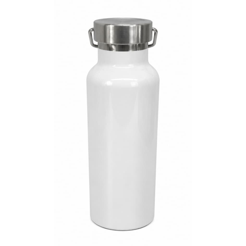 Garrafa Térmica Inox Branca 600ml para Sublimação Parede Dupla