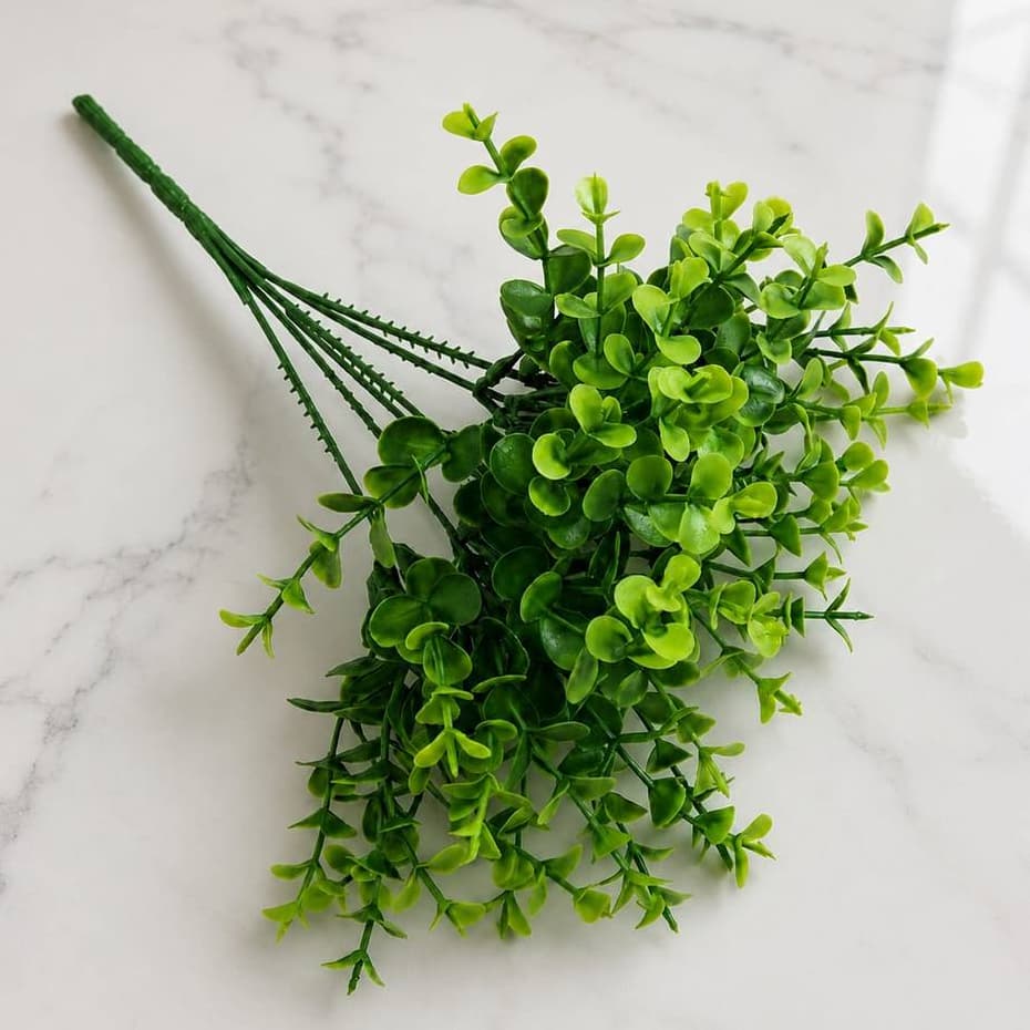 Kit 3 Eucaliptos Artificiais Verdes para Decoração Casa Festa Casamento Folhagem