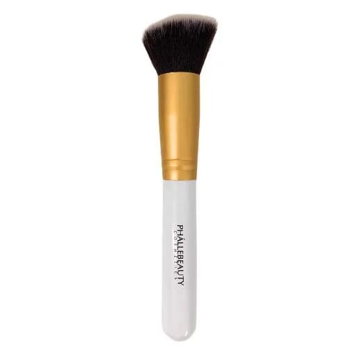 Pincel Para Maquiagem Chanfrado Ou Flat Chanfrado Phállebeauty