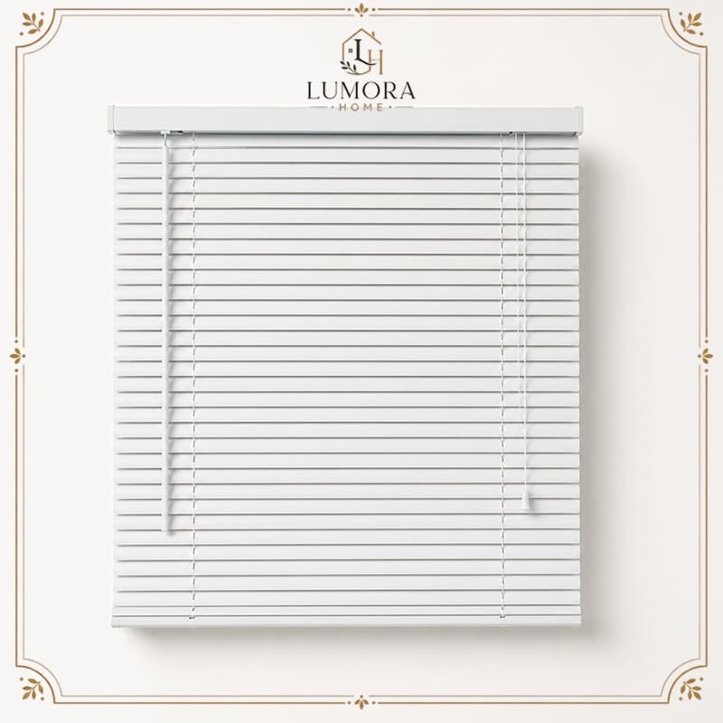 LUMORA HOME Persiana de PVCHorizontal Moderna Controle de Luz Fácil Limpeza para Sala Quarto Escritório Decoração Janela