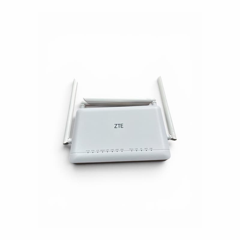 Kit 10 UNIDADES ONT ZTE F6600p Wi-Fi 6 Dual Band – 2.4GHz + 5GHz | 4 Antenas | 4 Portas LAN | Gigabit GPON desbloqueado