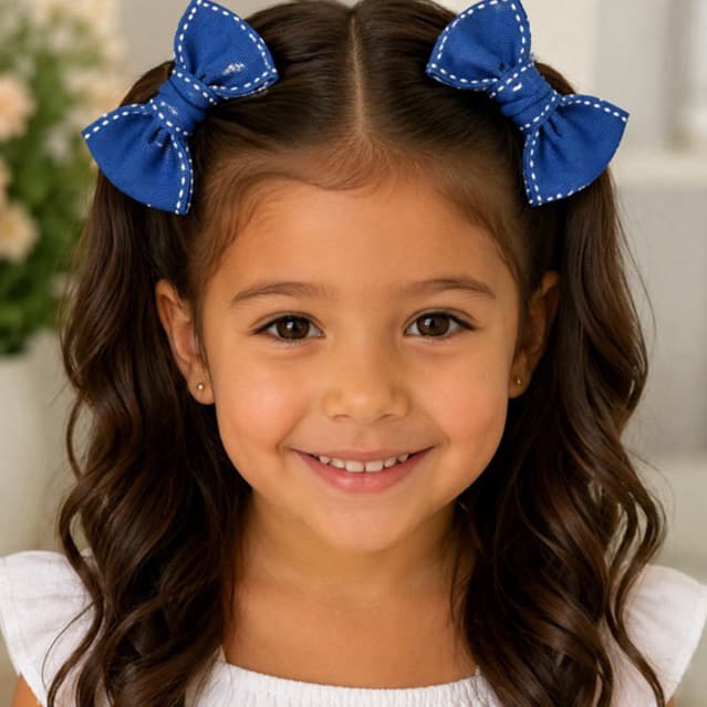 Parzinho de Laços Infantil Laços Menina Laço Escolar.