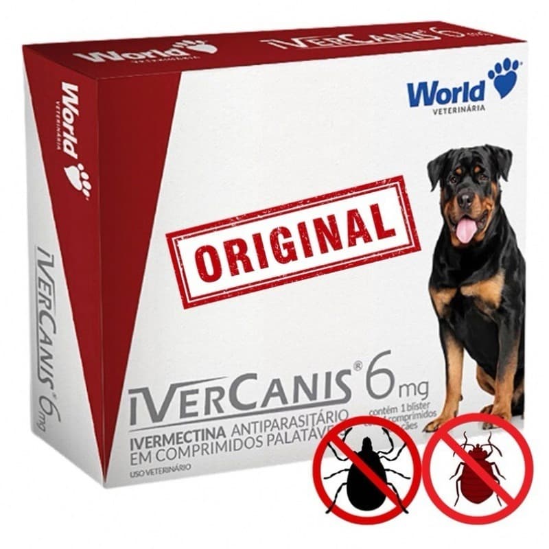 Remédio para Cachorros Contra Carrapatos e Pulgas - 4 Comprimidos com Proteção de 6 Meses - Estoque