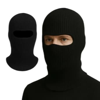 Touca De Frio Unissex Inverno Térmica Confortável Macia Balaclava Clássica para Ciclismo e Pesca Touca Ninja
