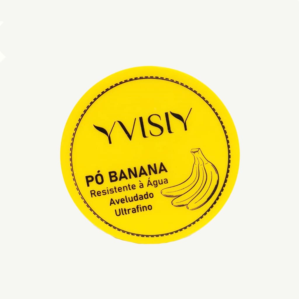 Pó Banana Yvisiy Make UP Aveludado Ultrafino - Maquiagem