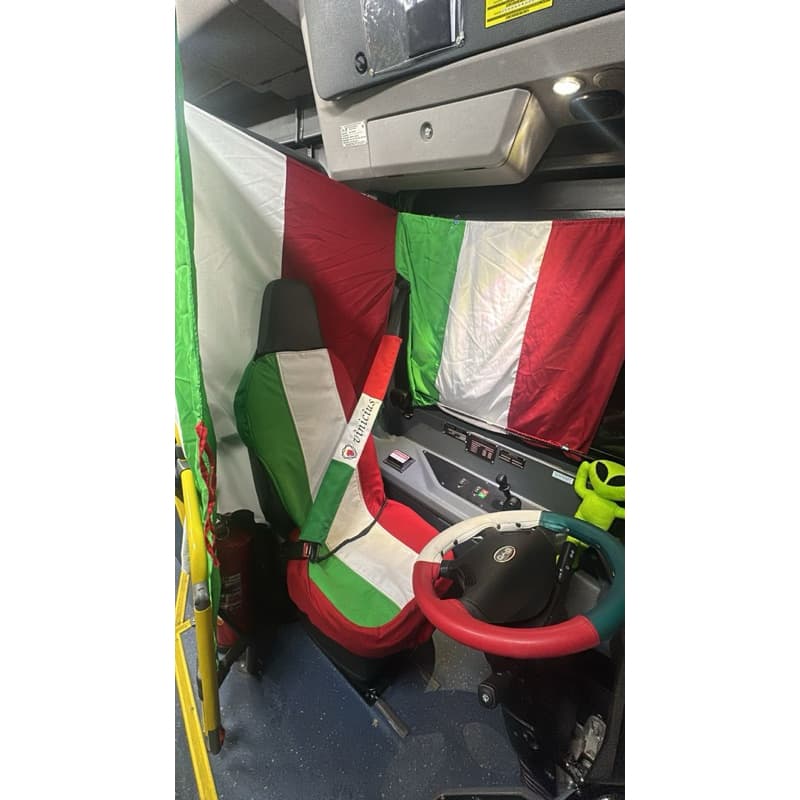 Capa de cinto bordada personalizada logo Scania + seu nome