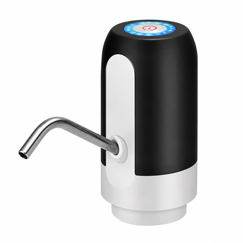 Bomba Elétrica Recarregável para Galão de Água 5L 10L 20L USB Automática Portátil