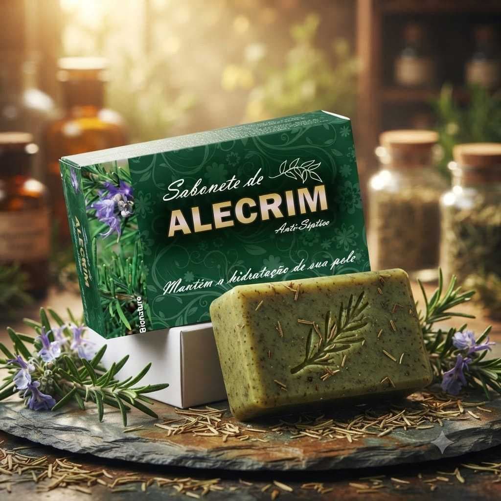 Sabonete em barra de Alecrim 90g Bionature
