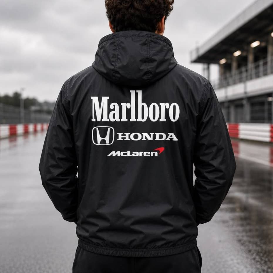 Jaqueta Blusa Masculino Corta Vento Racing F1 Masculina Capuz Impermeável Esportiva Estampada P ao XG Entrega Rapida