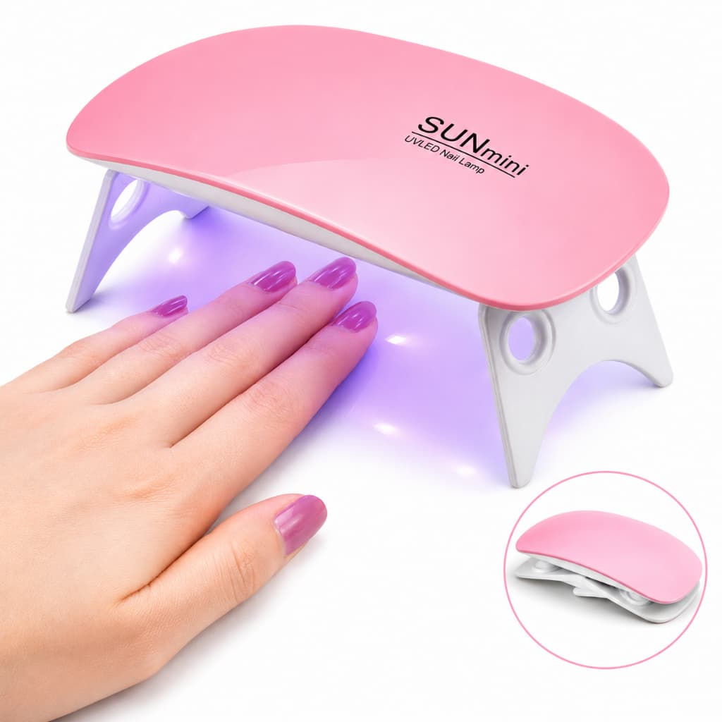 Cabine UV LED Mini para Unhas Gel USB Portátil Nail Lamp