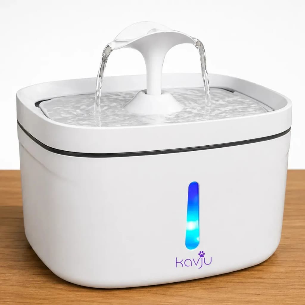 Bebedouro Fonte de Água Pet Automático 2,5L USB Ultra Silencioso com Filtro LED