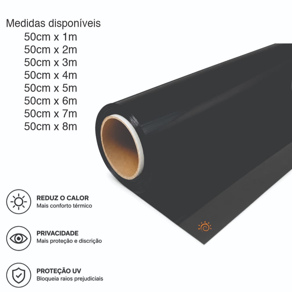 Insulfilm Película Fumê 50cm G5 G20 G35 Automotivo Carro Residencial Privacidade Janela Porta Box