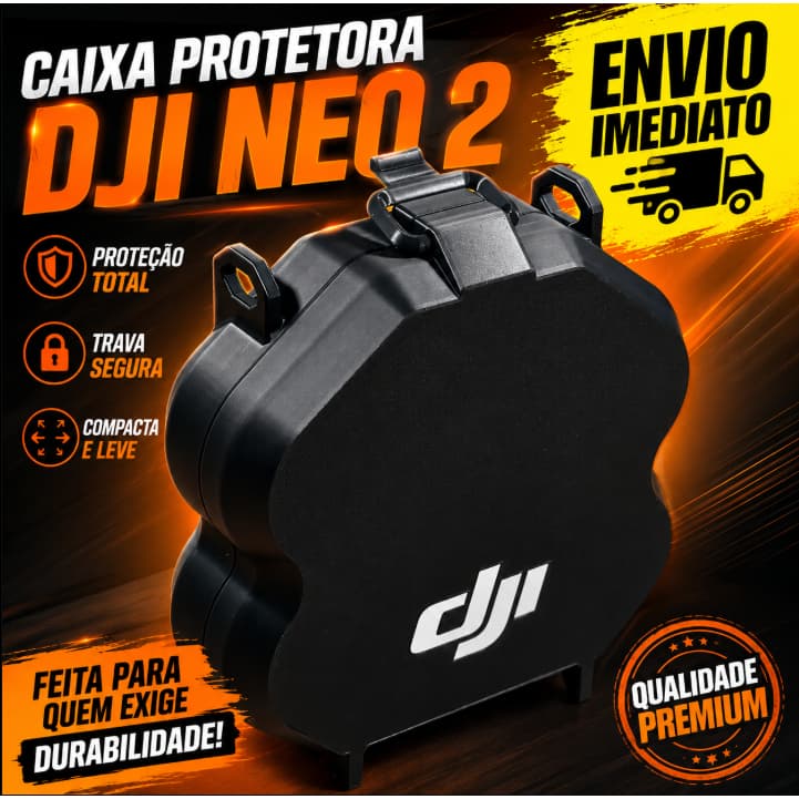 Maleta l  Case DJI Neo 2 Alta Resistência Reforçada para Drone Baterias e Controle