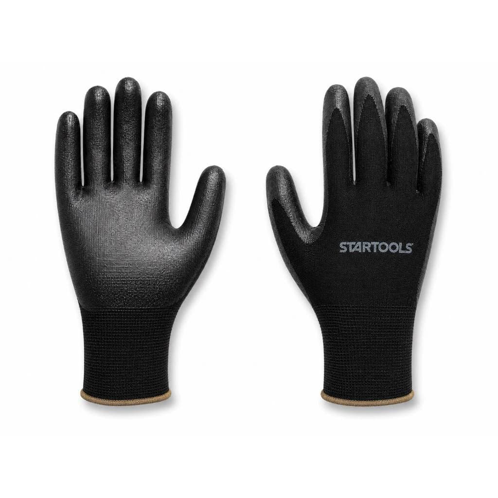 Kit de Luva De Malha Emborrachada Grossa EPI Construção Startools