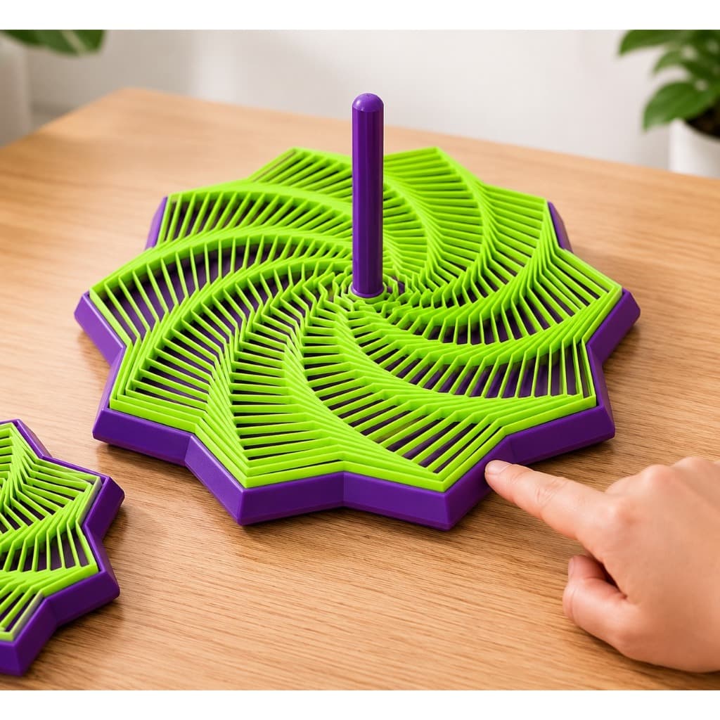 Brinquedo Fidget Toy Estrela Sensorial 3D Expansível Anti stress Relaxante Depressão Sensorial Rotativo