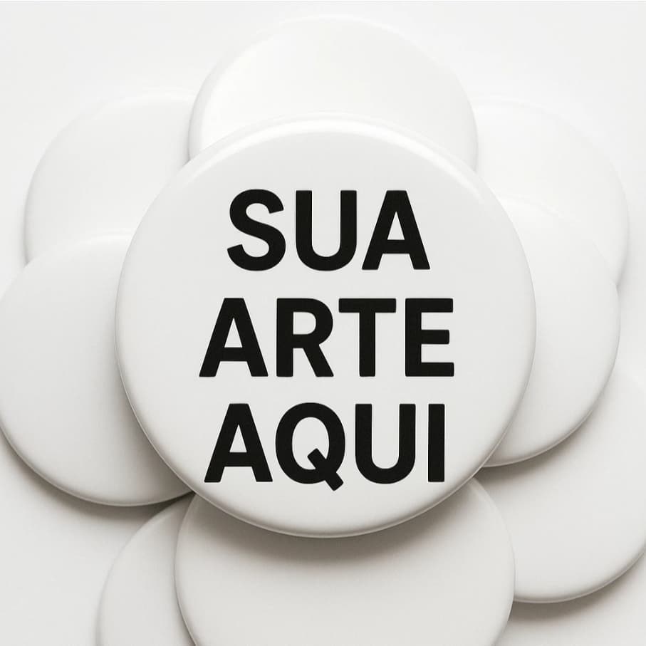 BUTTONS IMÃ PERSONALIZADOS | METALIZADOS | DIVERSOS TAMANHOS | QUALIDADE PREMIUM