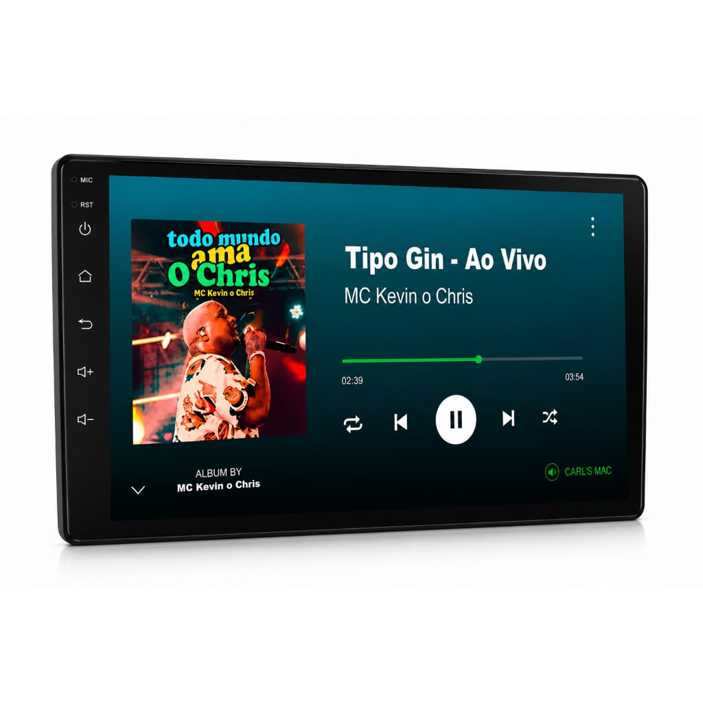 Central Multimídia Android GPS Tela 9 Polegadas 4g 64gb + 4gb Universal 2din