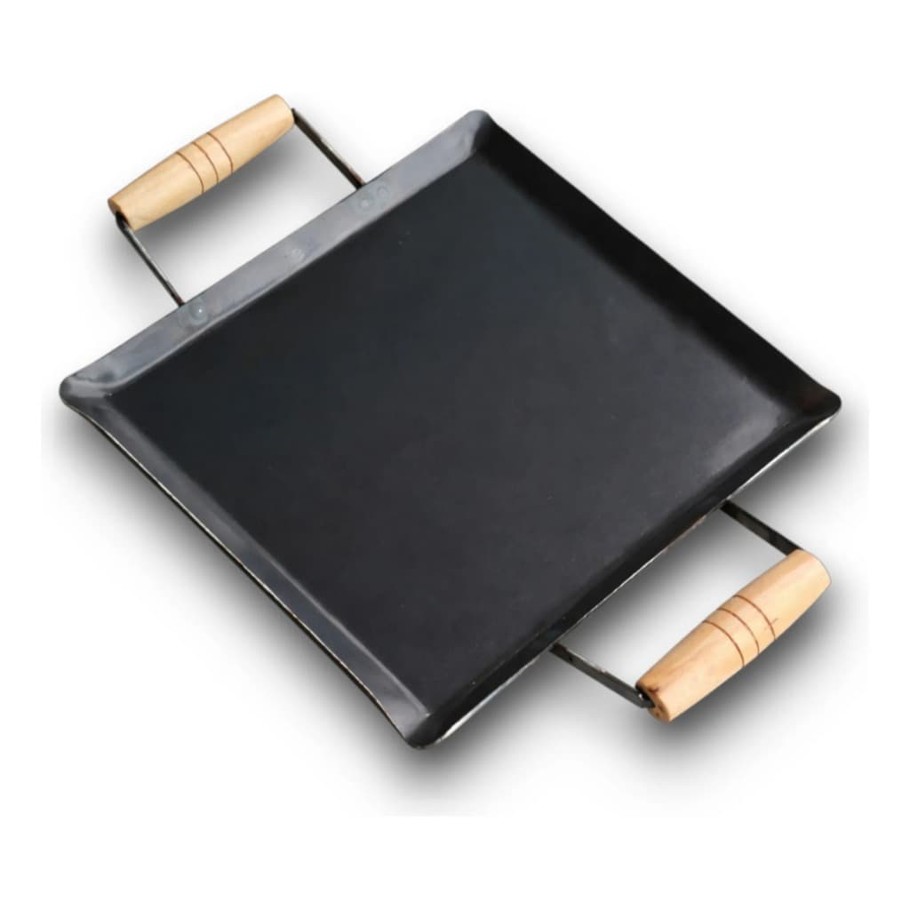 Chapa Bifeteira De Ferro Para Fogão 30x30 2mm Carne Picanha