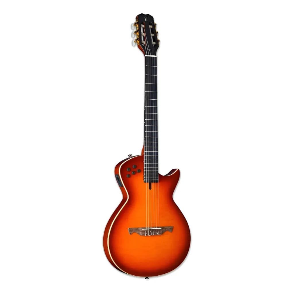 Violão Elétrico Tagima Modena Nylon Cherry Burst Mão Destro