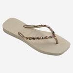 Chinelo Havaianas Square Luxury Feminino 100% Original Bico Quadrado Elegante Confortável