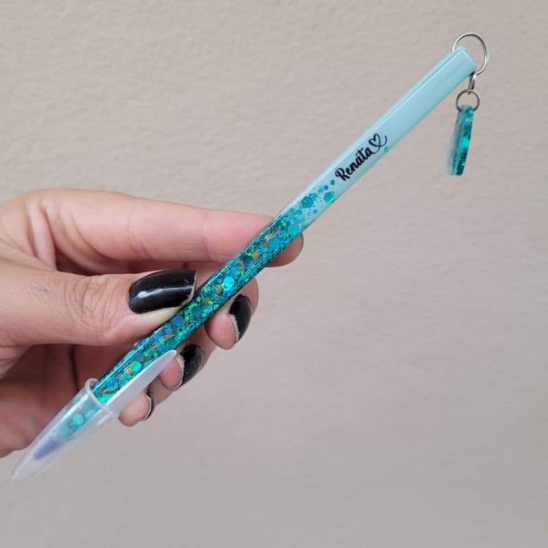 Caneta Personalizada | Presente artesanal com Nome e Pingente | Dia dos Professores| Lembrancinhas