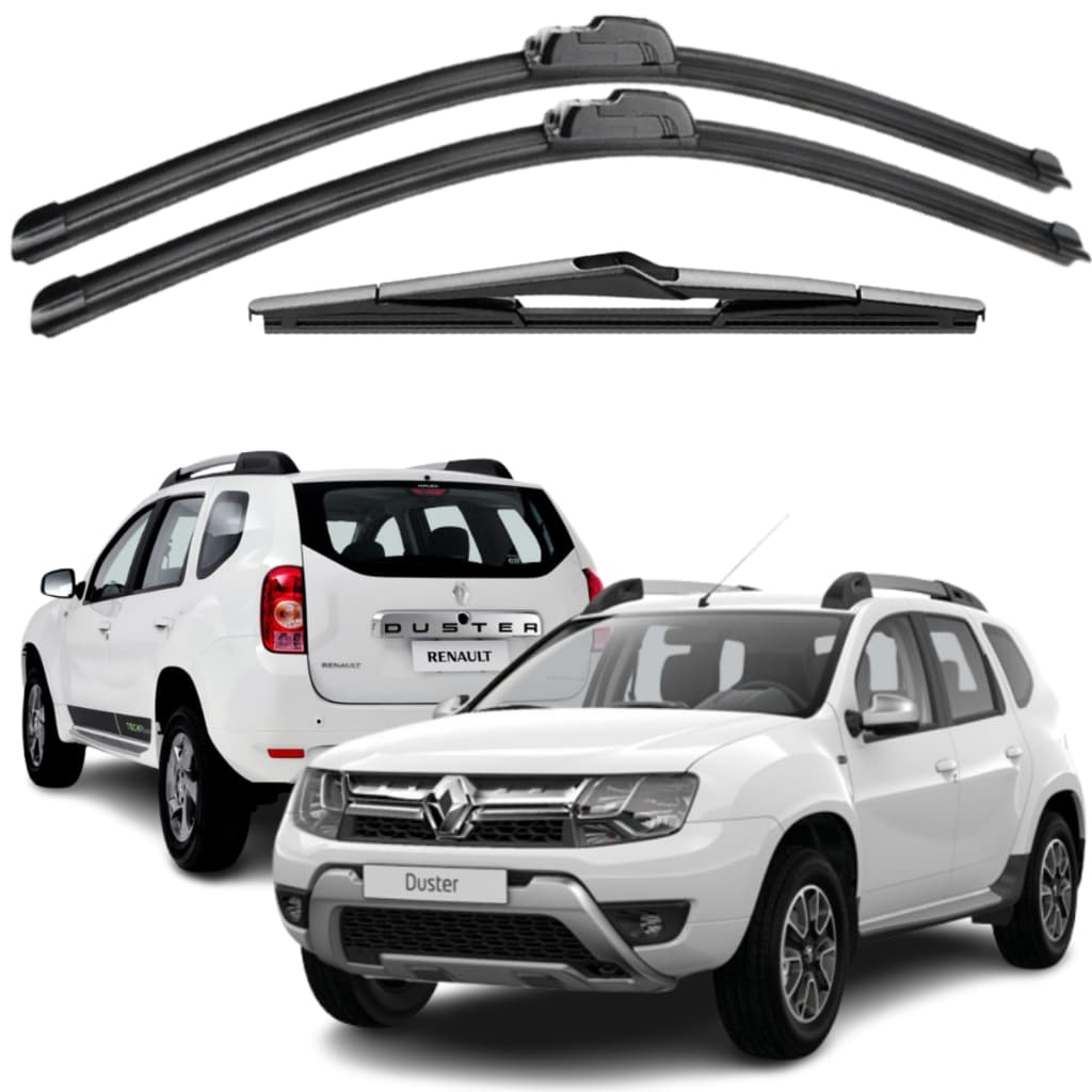 Palhetas Limpador De Parabrisa Silicone Renault Duster Ano 2012 2013 2014 2015 2016 2017 2018 2019