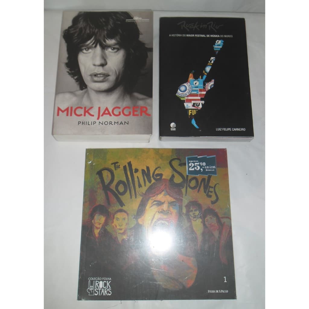 Historia Festival Rock in Rio Rolling Stones Jagger Fantasiados MTV - Luiz Norman
