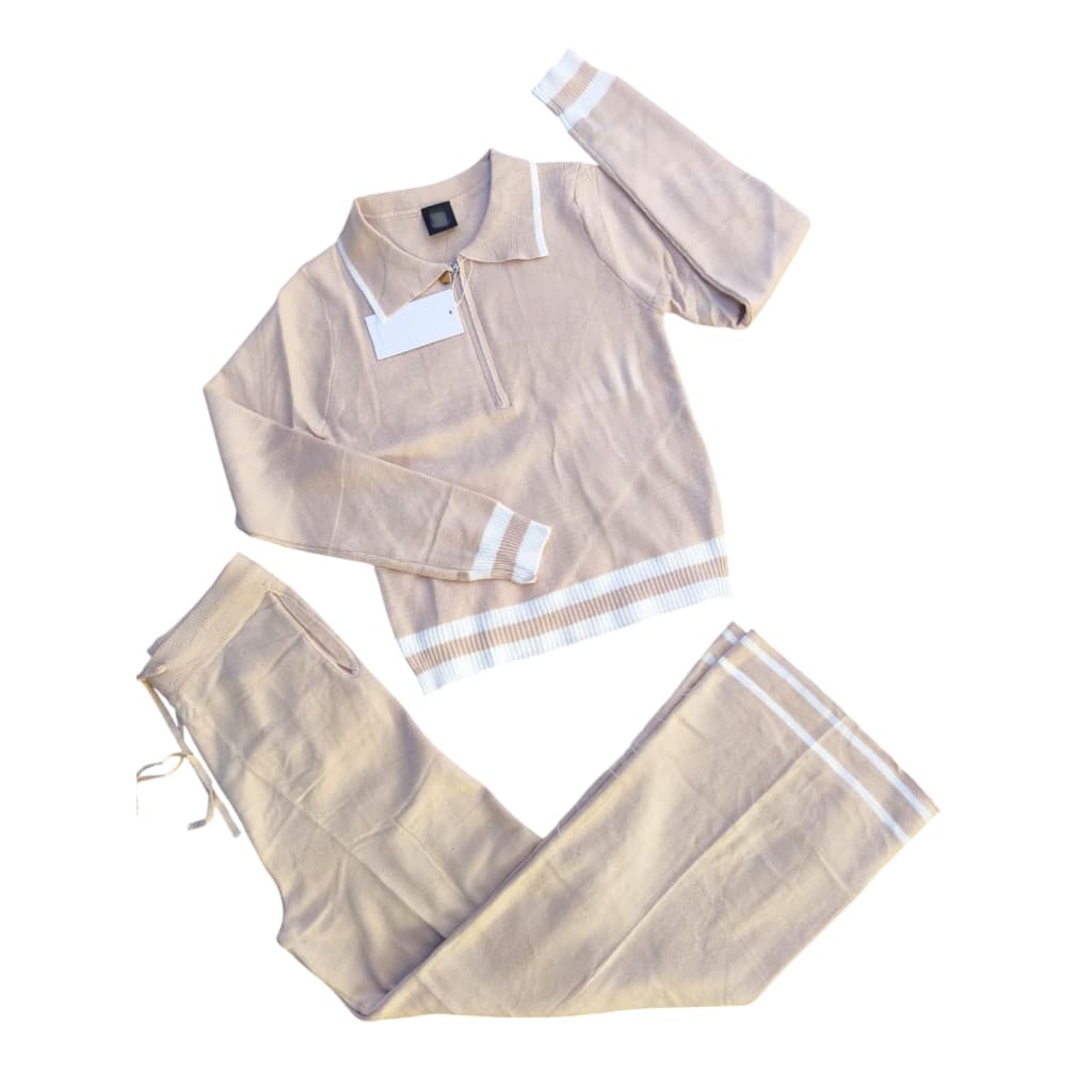 Conjunto Feminino Inverno Trimodal Xtreme Importado Blusa com Zíper e Calça Pantalona